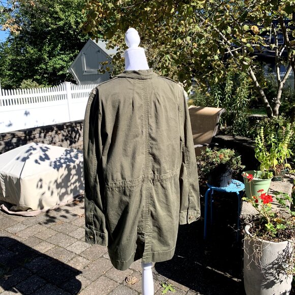 CAbi Army Green Anorak Military Utility Cargo Jacket - Picture 10 of 15